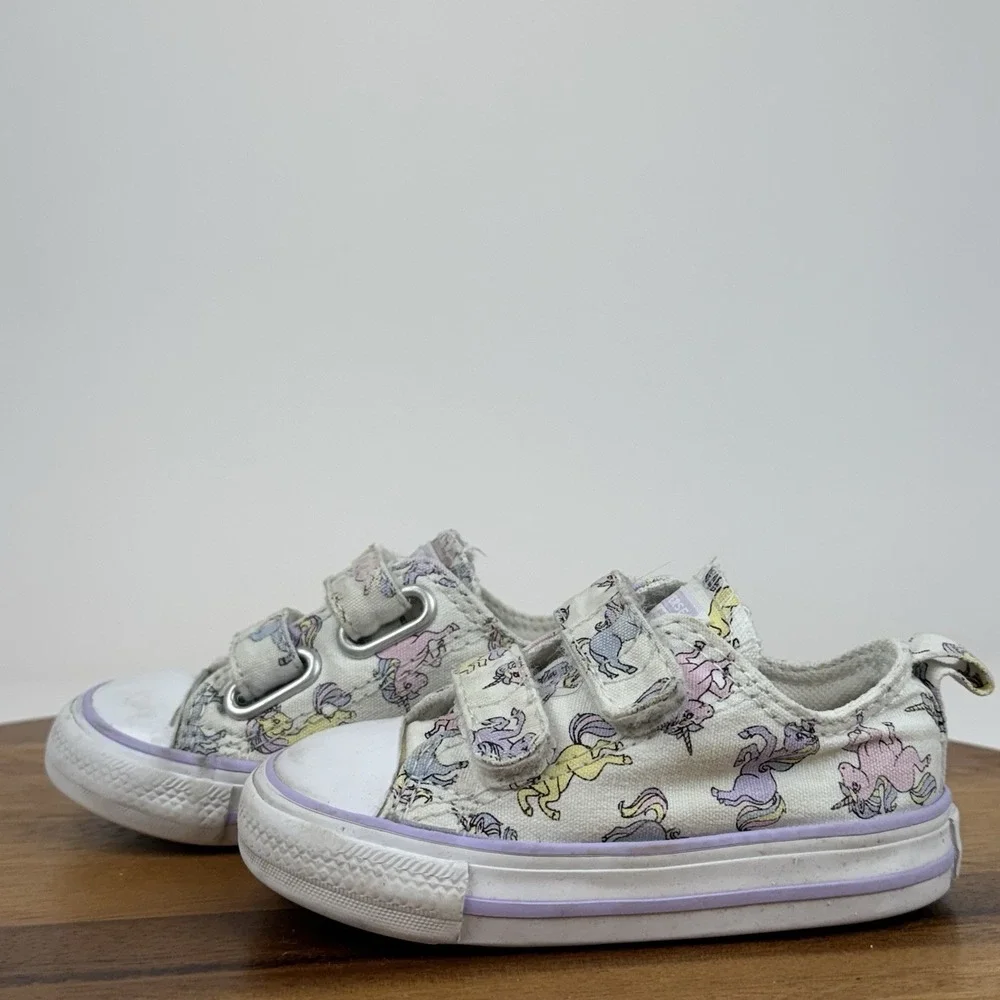 Little Kids Girls Converse Chuck Taylor All Star Easy On Unicorns Shoes Size 5 C